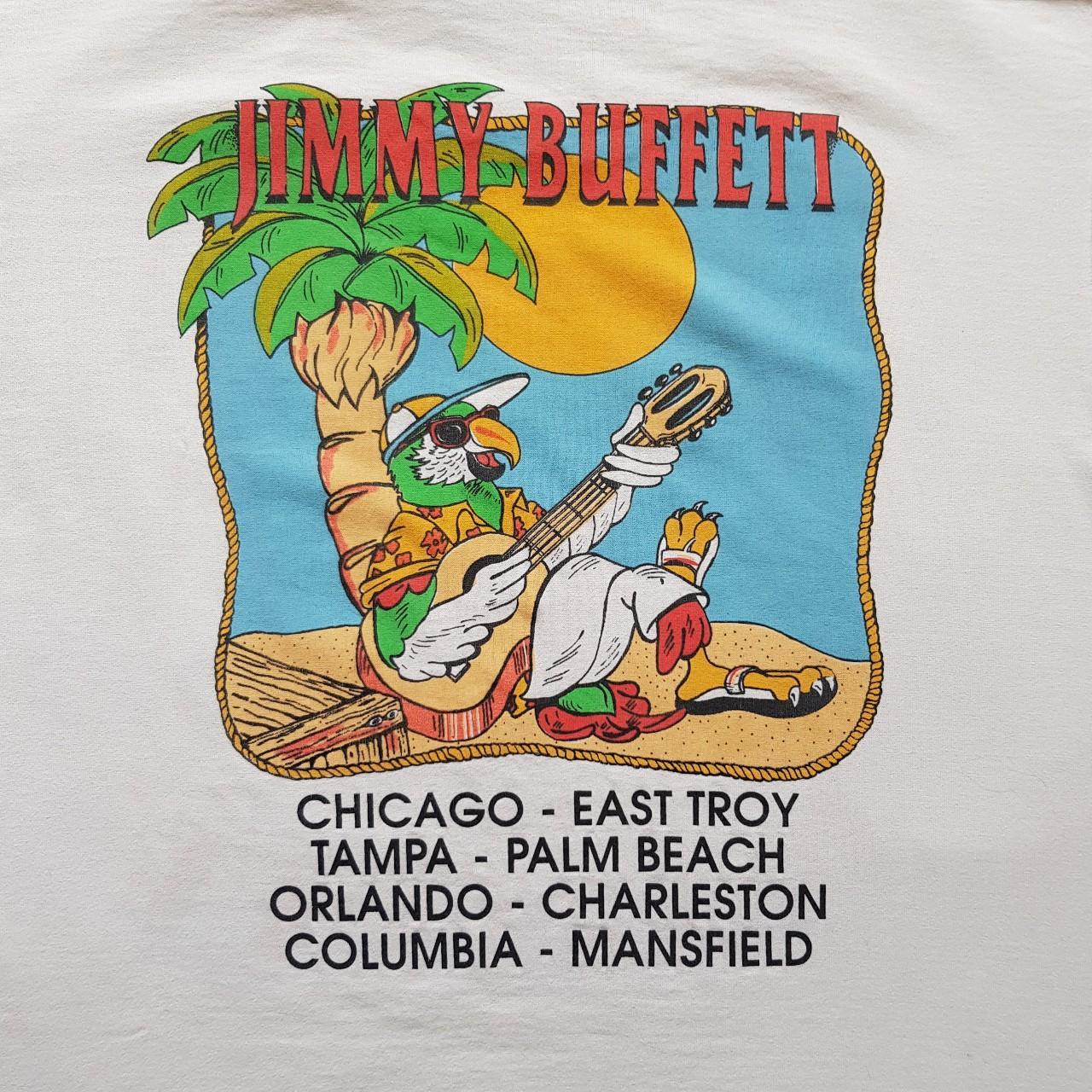 90s fruit of the loom jimmy buffet tour tshirt