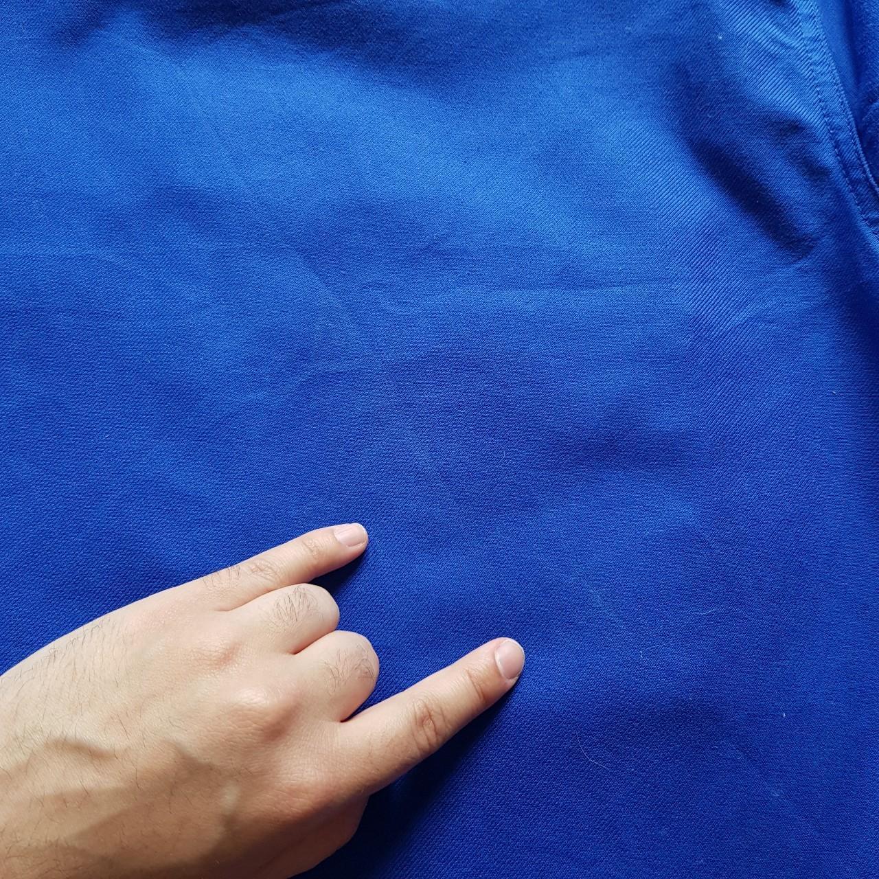 Vintage molinel french royal blue chore work shirt jacket