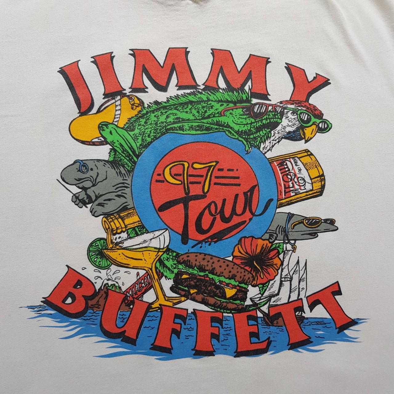 90s fruit of the loom jimmy buffet tour tshirt